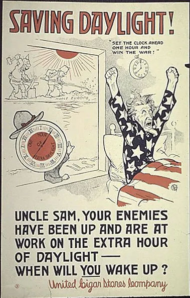 Daylight Savings Poster from World War I